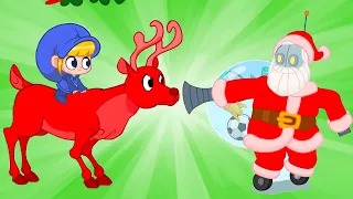 Santa Claus is a Robot On Christmas? + More Holiday Cartoons For Kids | Morphle vs Orphle Channel