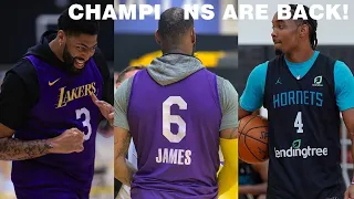 CHAMPIONS LAKERS ARE BACK(LeBron, AD, Kuzma, Gasol) And Best NBA Training/Practice Camps Moments