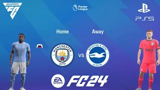 EA SPORTS FC 24 - Manchester City vs Brighton & Hove Albion | English Premier League