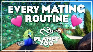 Every animal mating routine in Planet Zoo