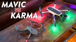 GoPro Karma vs DJI Mavic Pro - Comparison & Review!