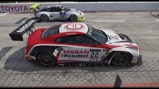 Project Cars 2:  (1 lap and pit stop) - 2016 Nissan GT-R Nismo GT3 at Long Beach (Multiclass)