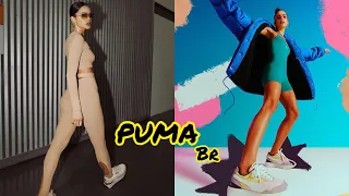 Bruna Marquezine mostra o tênis com sua Campanha com a Puma Brasil