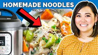 My FAMOUS Chicken Noodle Soup - INSTANT POT