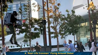 A “Real-Life Ironman” Flying Around Dubai