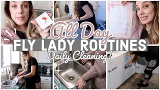 FLY LADY DAILY ROUTINE! // Day in the life of a Homemaker // (CLEANING MOTIVATION)