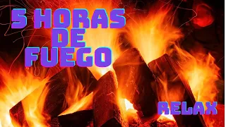 5 HORAS DE FUEGO RELAX🔥 [1 FOGATA PURIFICA TU MENTE]