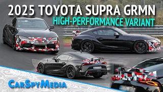 2025 Toyota Supra GRMN Prototype With Manual Gearbox Starts Testing At The Nürburgring