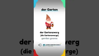 der Garten 🌳🌷  German Vocabulary