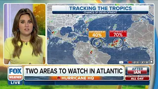 Two Atlantic Tropical Disturbances Could Both Develop This Week