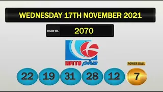 NLCB Lotto Plus Wednesday 17th November 2021