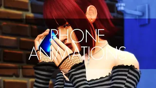 PHONE ANIMATION PACK (UPDATE 0.5) | Sims 4 Animation (Download)