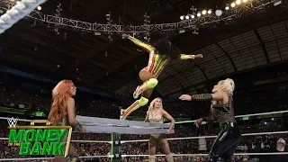 Flair pulls every Superstar off a ladder by force: Money in the Bank 2018 (WWE Network Exclusive)