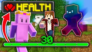 Minecraft Manhunt, But XP Gives Me Health W/ BajanCanadian