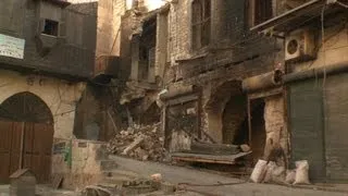 Battle for Aleppo in medieval alleys