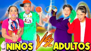 ELLOS SE CONVIERTEN EN ADULTOS Y NOSOTROS EN ELLOS POR 24 HORAS 😱 | Karla Bustillos