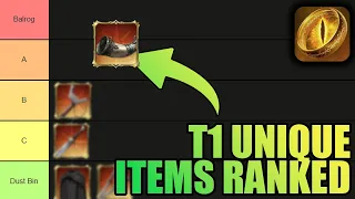 All Tier 1 Commander Unique Items Ranked - Lotr: Rise to War