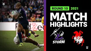 Storm v Dragons Match Highlights | Round 10 2021 | Telstra Premiership | NRL