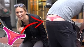 WEARING A THONG IN PUBLIC!