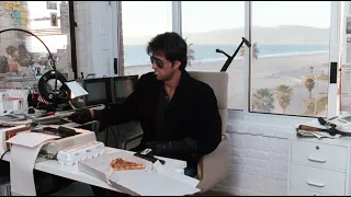 Cobra (1986) - Home Office Pizza scene