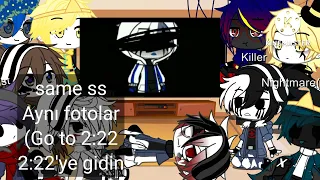 [] Sans AU's React To Error 404 Sans [] Türkçe 🇹🇷 / English 🇺🇸 [] Ft. Bill x Error 404 []