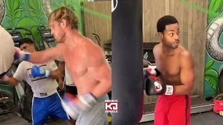 Logan Paul training 2021 (ft. King Bach & Victor Ortiz)