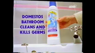 Domestos Bathroom cleaner advert - 13th February 1996 UK television commercial