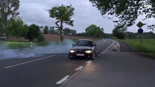 BMW E36 M3 Burnout