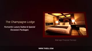 Romantic Hotel Suite with Marriage Proposal Package