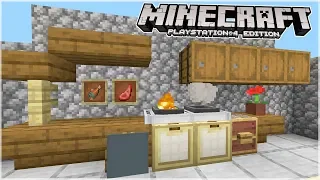 TUTORIAL KITCHEN WORKING on MINECRAFT PS4! Speciale Special Minecraft Construction (WIIU PE PC XBOX)