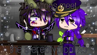 The Aftons family meet the stereotypical AU / My AU / FNAF / #aftonfamily #fnaf