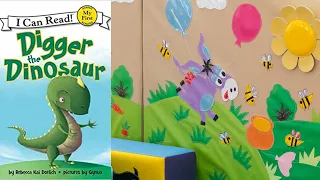 💛📕Kids Books Read Aloud:Digger the Dinosaur (My First I Can Read)