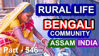 RURAL LIFE OF BENGALI COMMUNITY IN ASSAM, INDIA, Part  -  546 ...