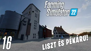 Farming Simulator 22 LIVE #16 - Liszt és pékáru készítés!