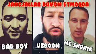 Uzrapda Bad Boy vs UzBoom vs Mc Shurik Katta janjal🤫