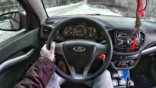 2015 LADA Vesta 1.6 MT - POV TEST DRIVE