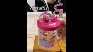 Who doesn't have a Hello Kitty spinning water cup? This is so cute.