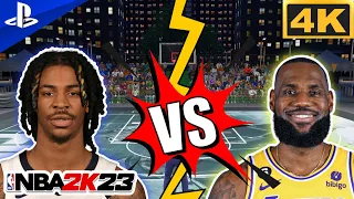 NBA 2K23 Ja Morant Vs LeBron James | PS5 4K 60FPS!!