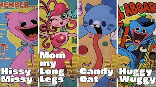 Kissy Missy Vs Mommy Long Legs Vs Candy Cat Vs Huggy Wuggy | Beat Roller - Magic Twist - Smash Color