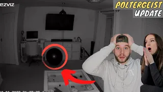 THE MOST AGGRESSIVE POLTERGEIST ACTIVITY YET?! | POLTERGEIST UPDATE | LAINEY AND BEN