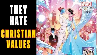Marvel GAY AGENDA Goes Further With CATHOLIC NIGHTCRAWLER Performing Mystique's LESBIAN WEDDING