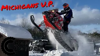 Michigan Snowmobiling - Upper Peninsula Off trail