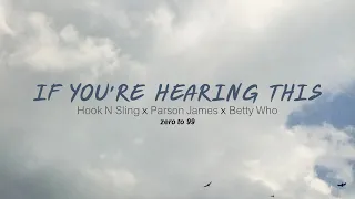 แปลเพลง | "If You're Hearing This" — Hook N Sling x Parson James x Betty Who