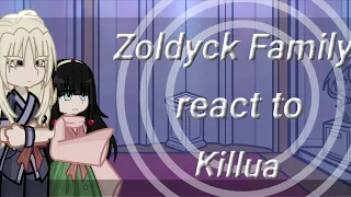 Zoldyck Family react to Killua