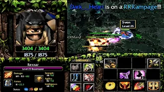 Warcraft III Reforged Dota LoD -- Sven + Alchemist + Legion - Hard Carry , Full Item , RRRAMPAGE