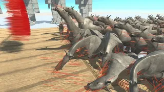 OP Archer God vs 100 Prehistoric and Modern Mammals Army Animal Revolt Battle Simulator