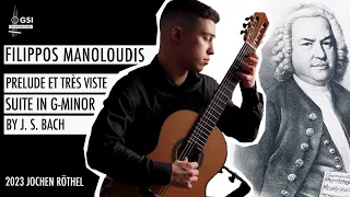 J. S. Bach's "Prelude Et Très Viste" BWV 995 played by Filippos Manoloudis on a Jochen Röthel Guitar