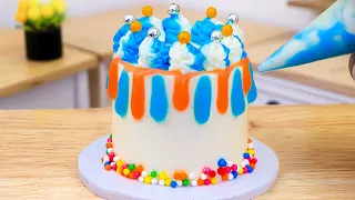 Amazing 🎂 Rainbow Chocolate Cake Decorating Recipes |How To Make Mini Cake From Melt Chocolate? ASMR