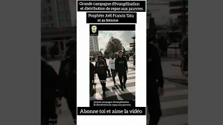 Prophète Joël Francis Tatu et sa femme Simiane Tatu Campagne d'évangélisation epdc Paris