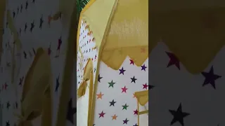 Детская игровая палатка домик для игр Разноцветные звезды